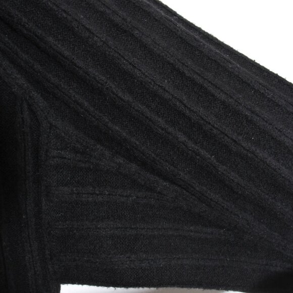 Lululemon Twin Rib Sweater Wrap Cardigan Black Chunky Knit Wool Size XL / XXL - Picture 9 of 16